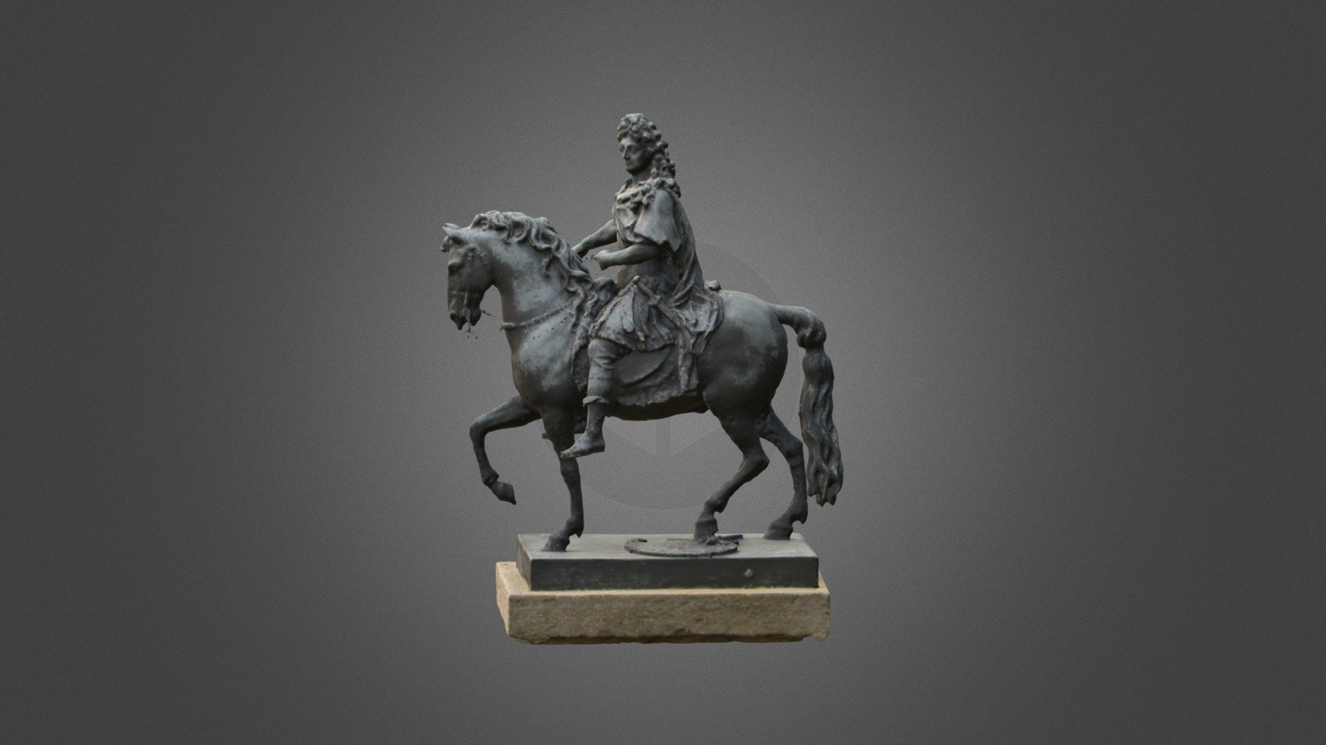 Louis XIV à Saint Jean de Luz - version *.obj. — Sketchfab embed 3D viewer
