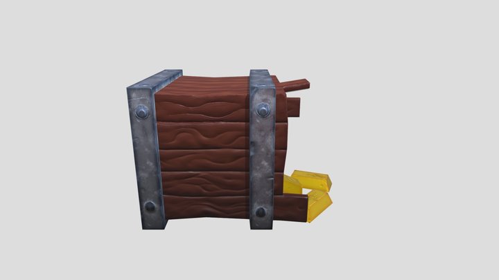 Crate of Gold updated 3D Model