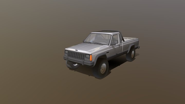 Jeep Comanche 3D Model