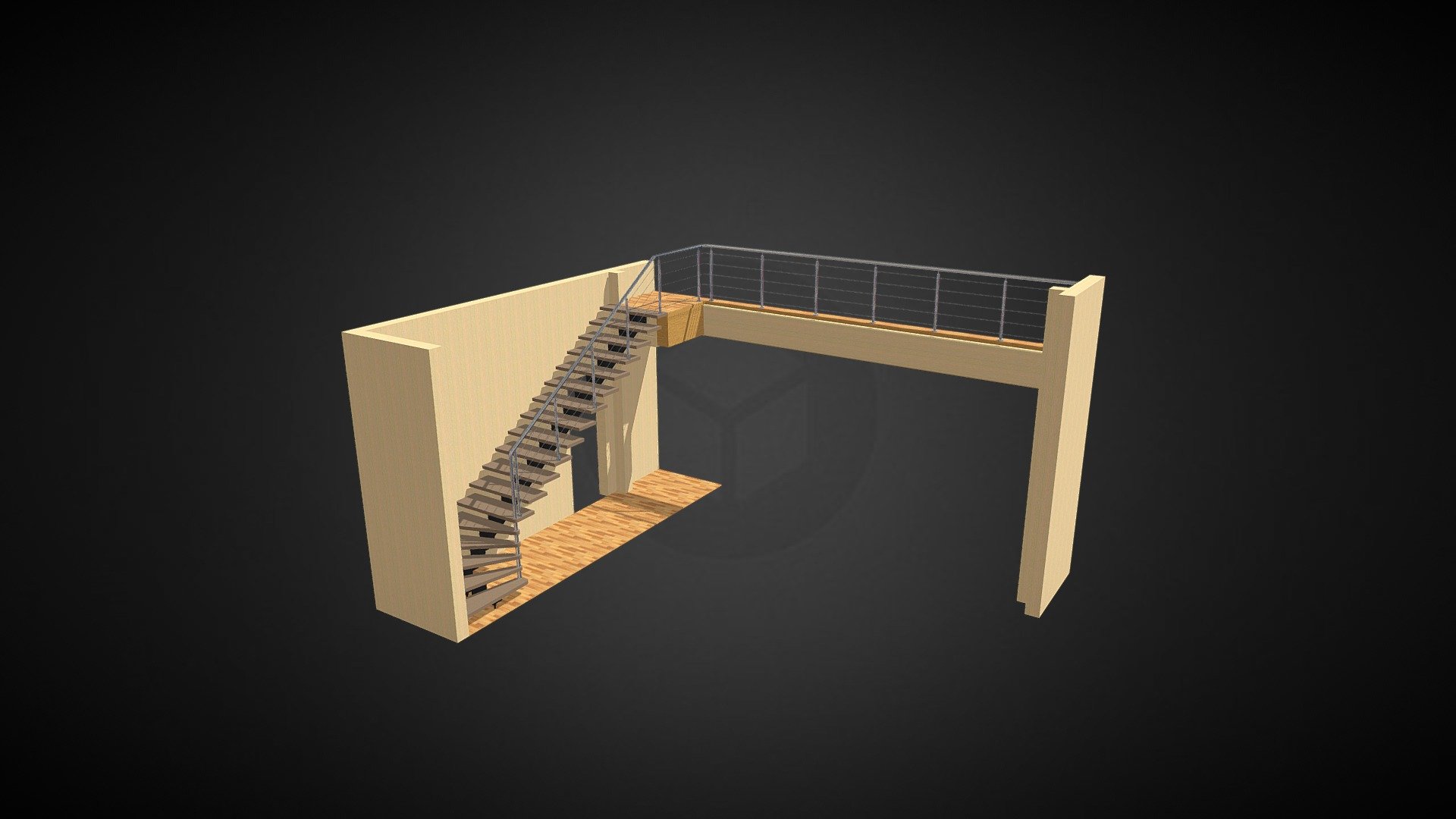 Ограждение 1 — Sketchfab embed 3D viewer