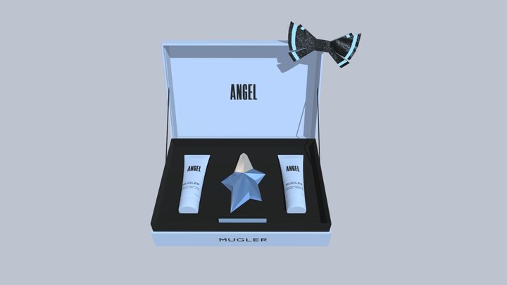 Coffert Angel Mugler - Ouvert 3D Model
