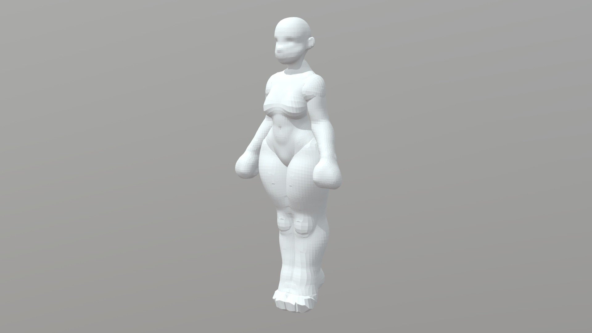Low poly stylized female model. - 3D model by dawg3007 [16a18ac ...