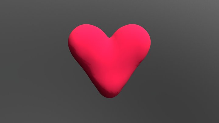 Simple Heart 3D Model