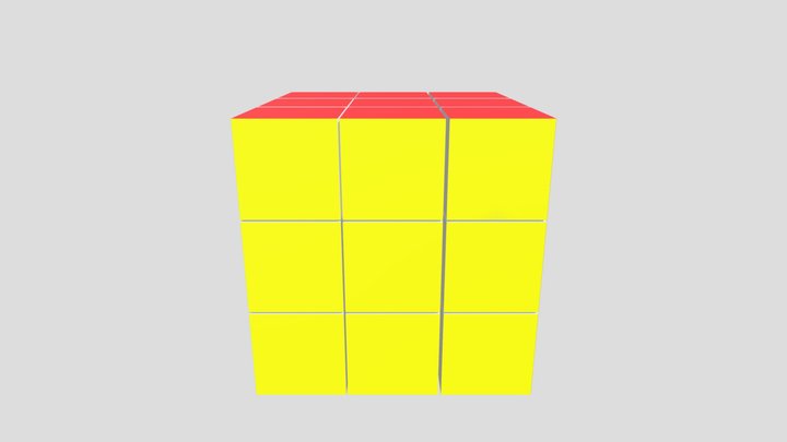 Rubik's Cube 3D Model