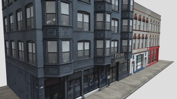 realistic_chicago_buildings 3D Model