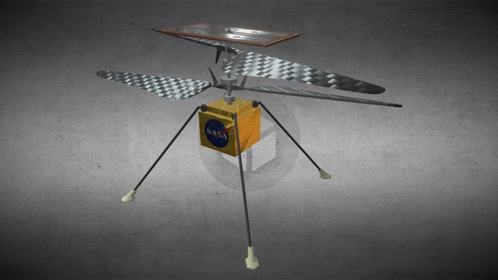 NASA JPL Helicopter Scout 3D Model