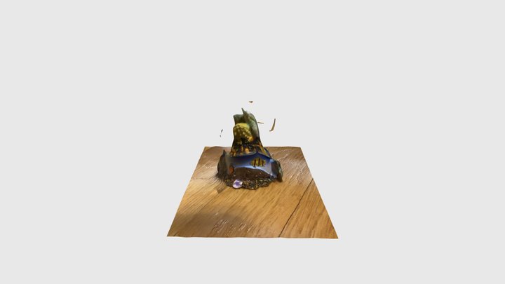 Turtle snow globe 3D Model