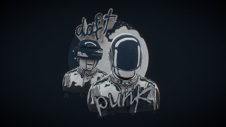 Daft punk 3D Model