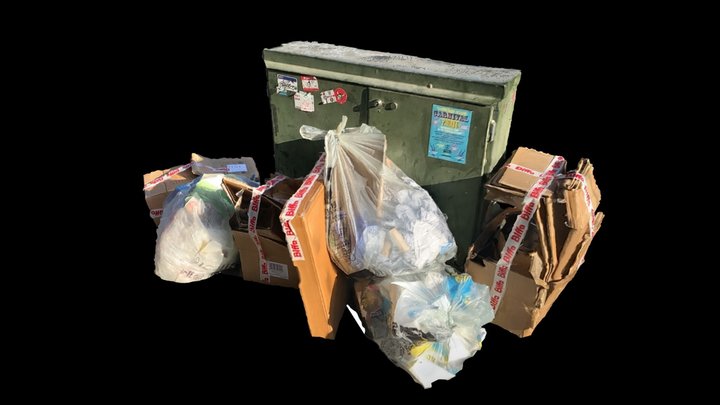 Trash Pile 3D Model