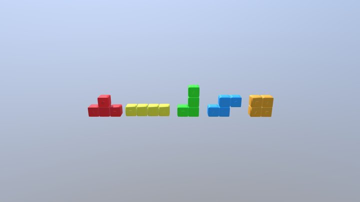 Tetris 3D Model