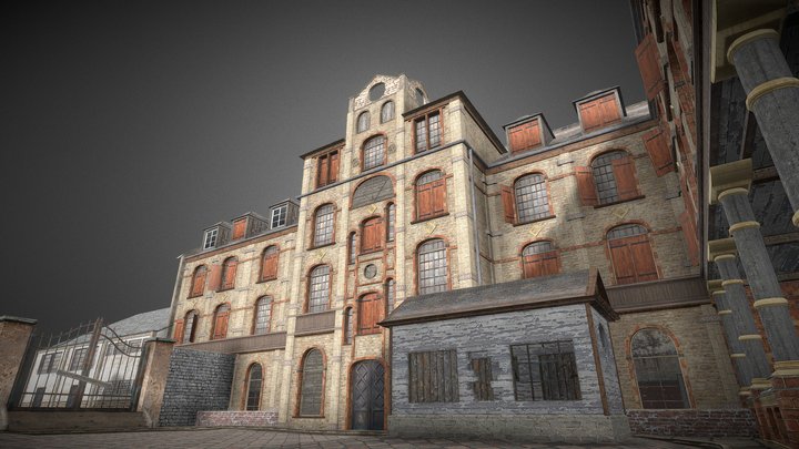 Abandoned Sanatorium 3D Model