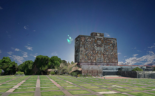 Biblioteca Central UNAM 3D Model