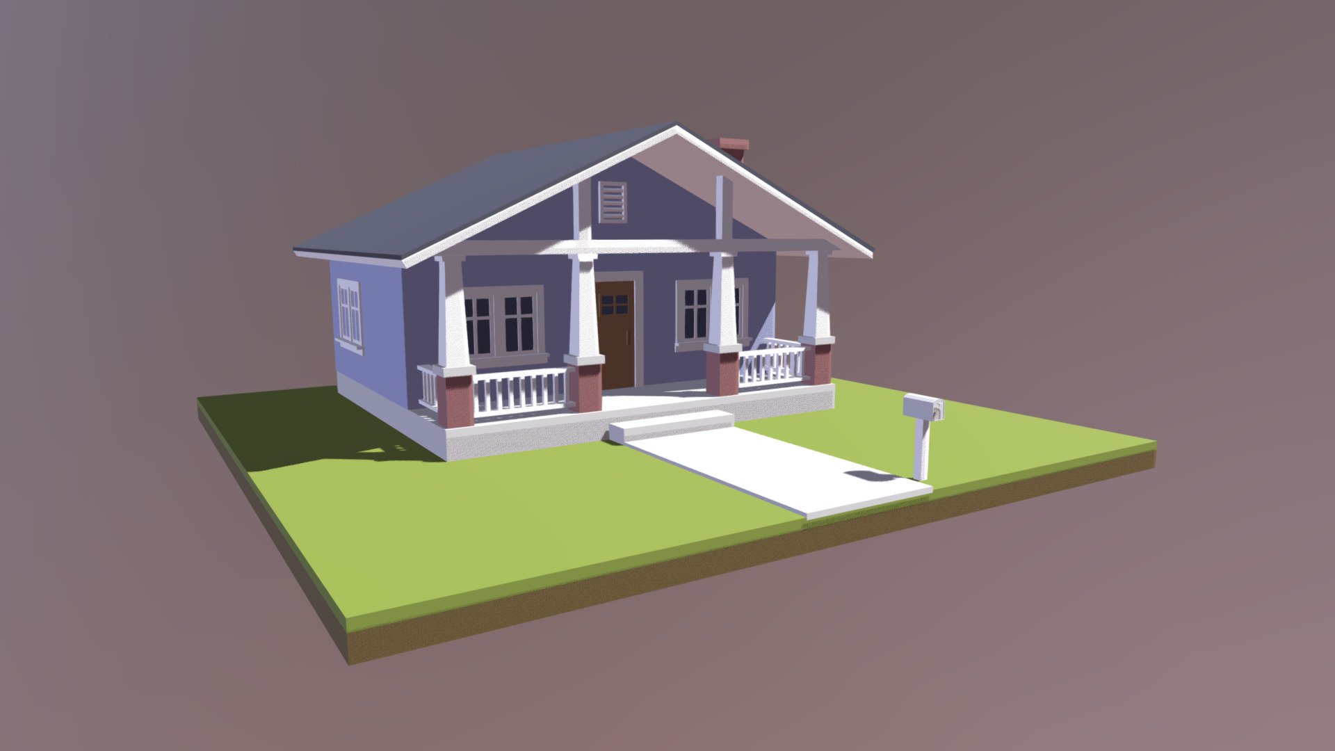 Test Bungalow - 3D model by OldMan3D [16a8753] - Sketchfab