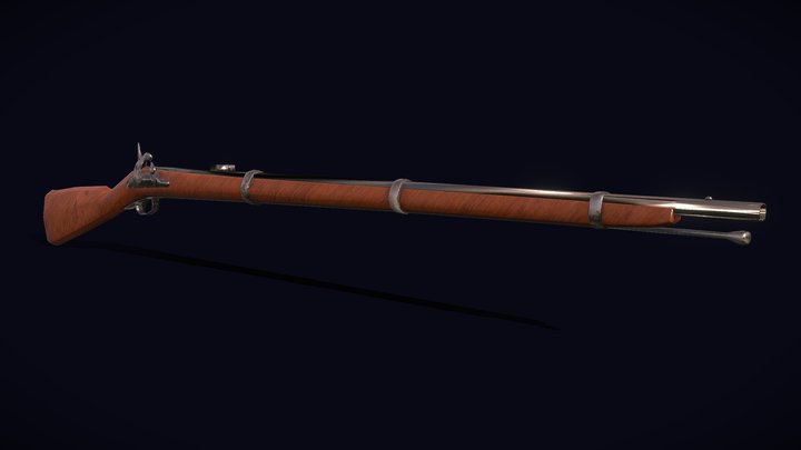 Springfield Model 1861 3D Model
