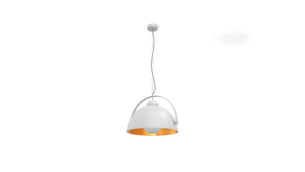 Chicago Large Pendant Light,Muted Grey And Brass