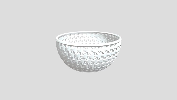 Fruit Basket 3D Model