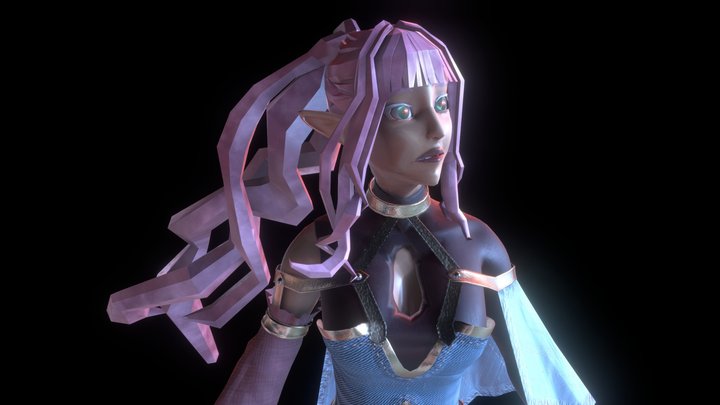 Posed Lina (ARC103 Character assessment) 3D Model