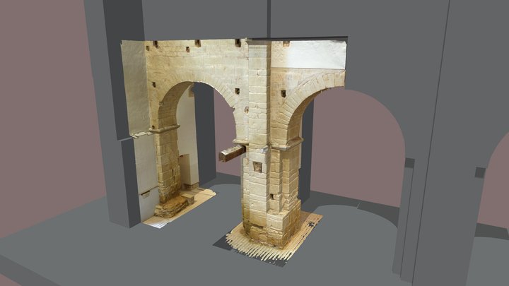Arc monestir St. Miquel de Cruïlles 3D Model