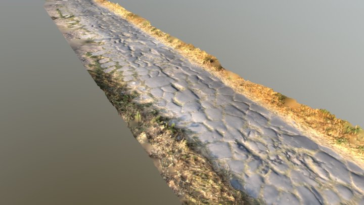 Via Flaminia presso Rignano Flaminio, Roma 3D Model
