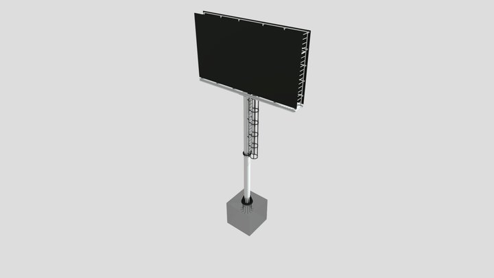 Painel Publicitario 3D Model