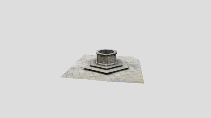 Elizabethean Stone Well 3D Model