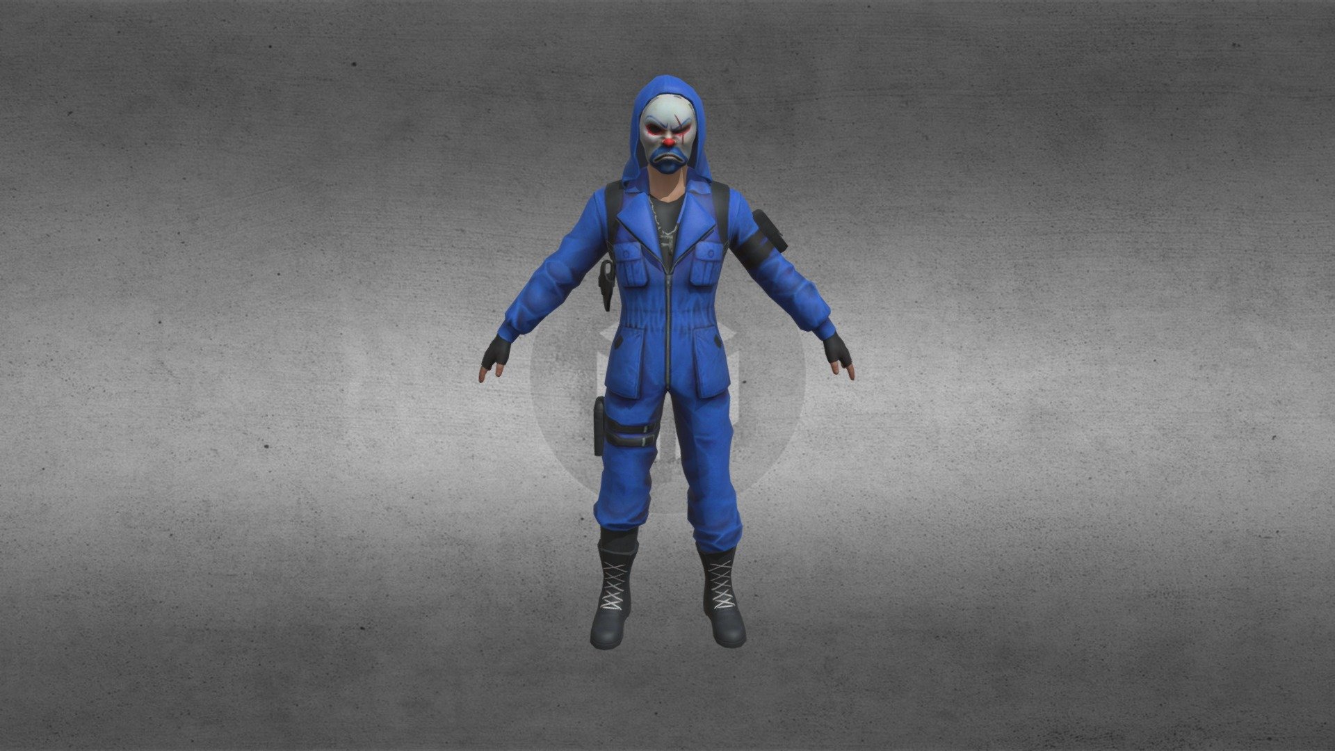 FreeFire Top Criminal - For 3D Printing 3D model 3D printable