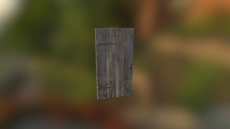 Wooddoor 3D Model