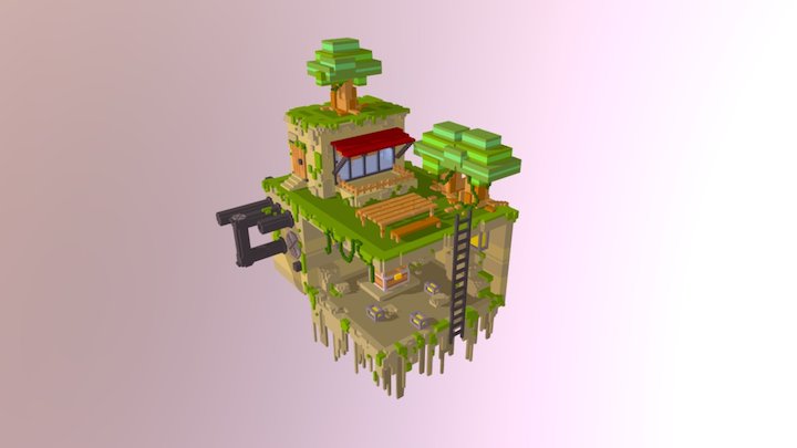 voxel house 3D Model