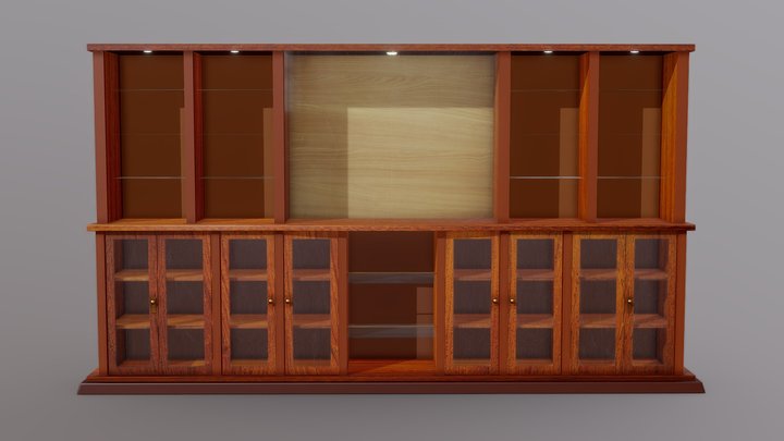 Cupboard Big 3D Model