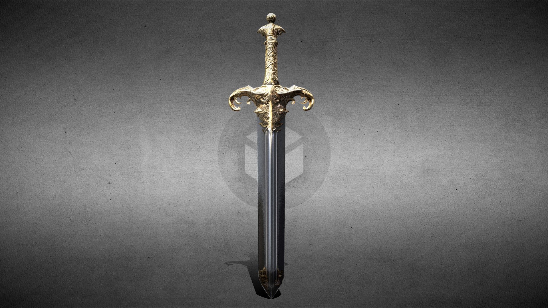 LowPoly Emperror Sword - Download Free 3D model by Leonardo Carvalho ...