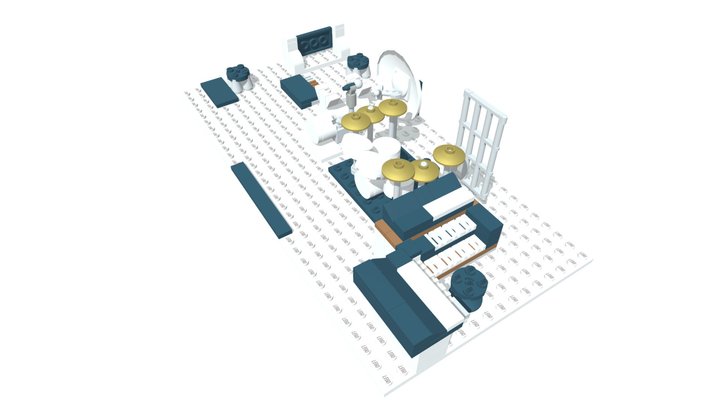 Live Stage 1974 3D Model
