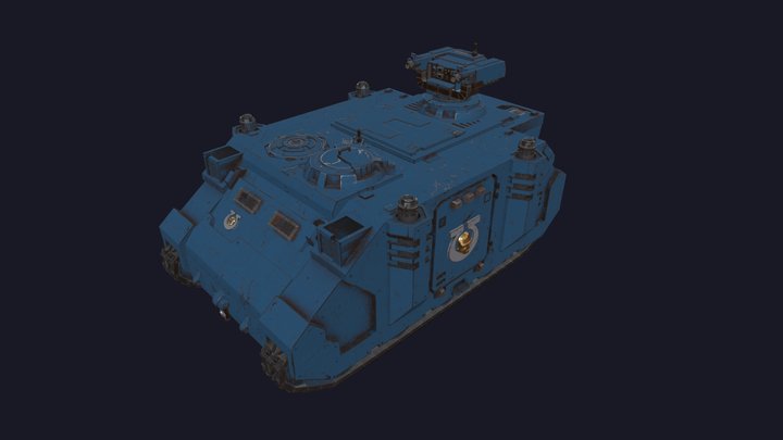 Rhyno Tank (WH40K) 3D Model