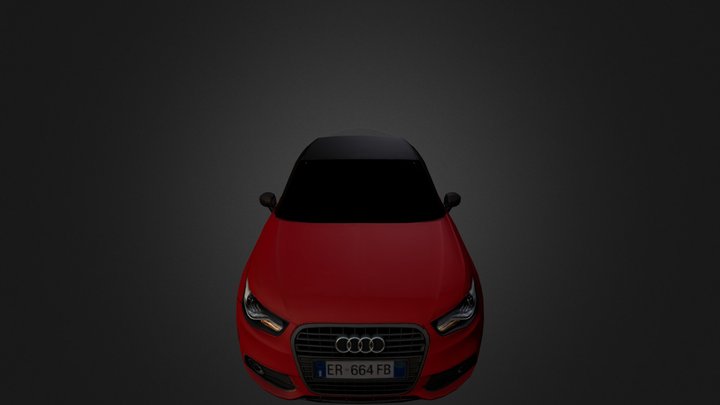 Audi A1 Admired 3D Model