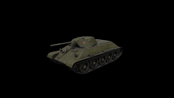 T-34 (1941) 3D Model
