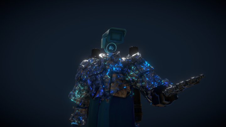 Monsterup Plunger Cameraman 3D Model