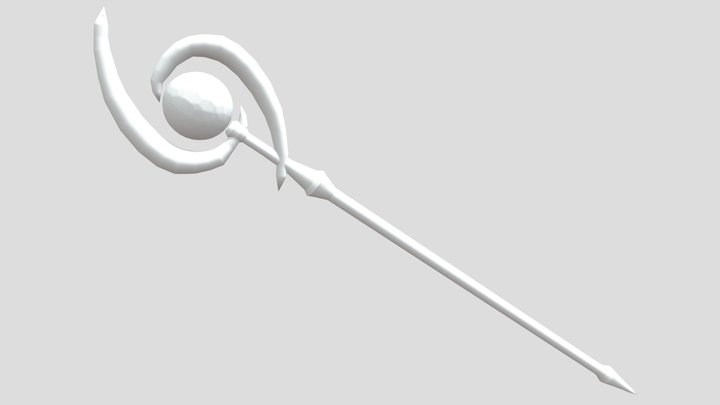 Magic Staff Attempt 1: Wind Staff 3D Model