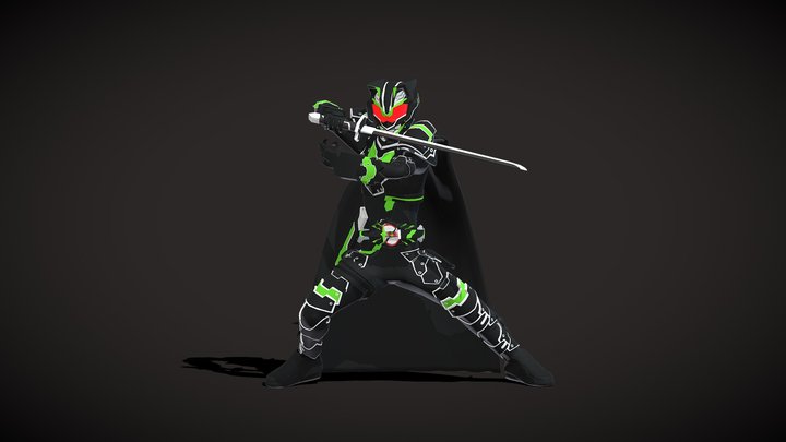 Kamen Rider Bujin Sword 3D Model
