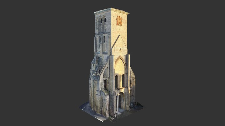 Tour Charlemagne de TOURS 3D Model