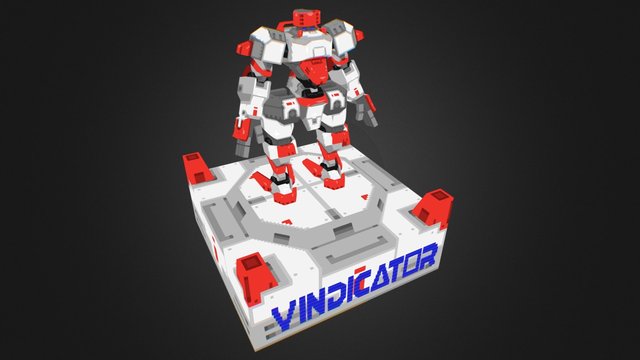 Vindicator mech 3D Model