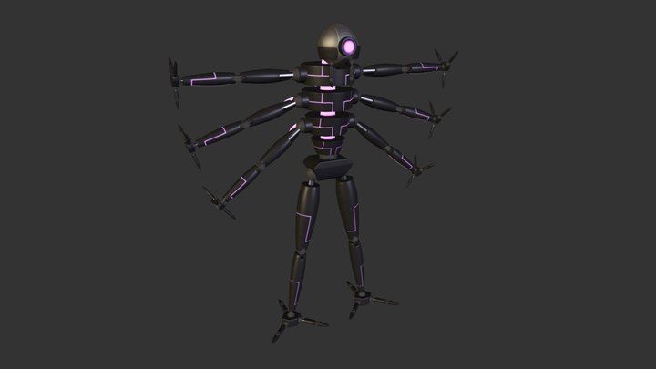 Robot Pack Spider - Spider Main 3D Model