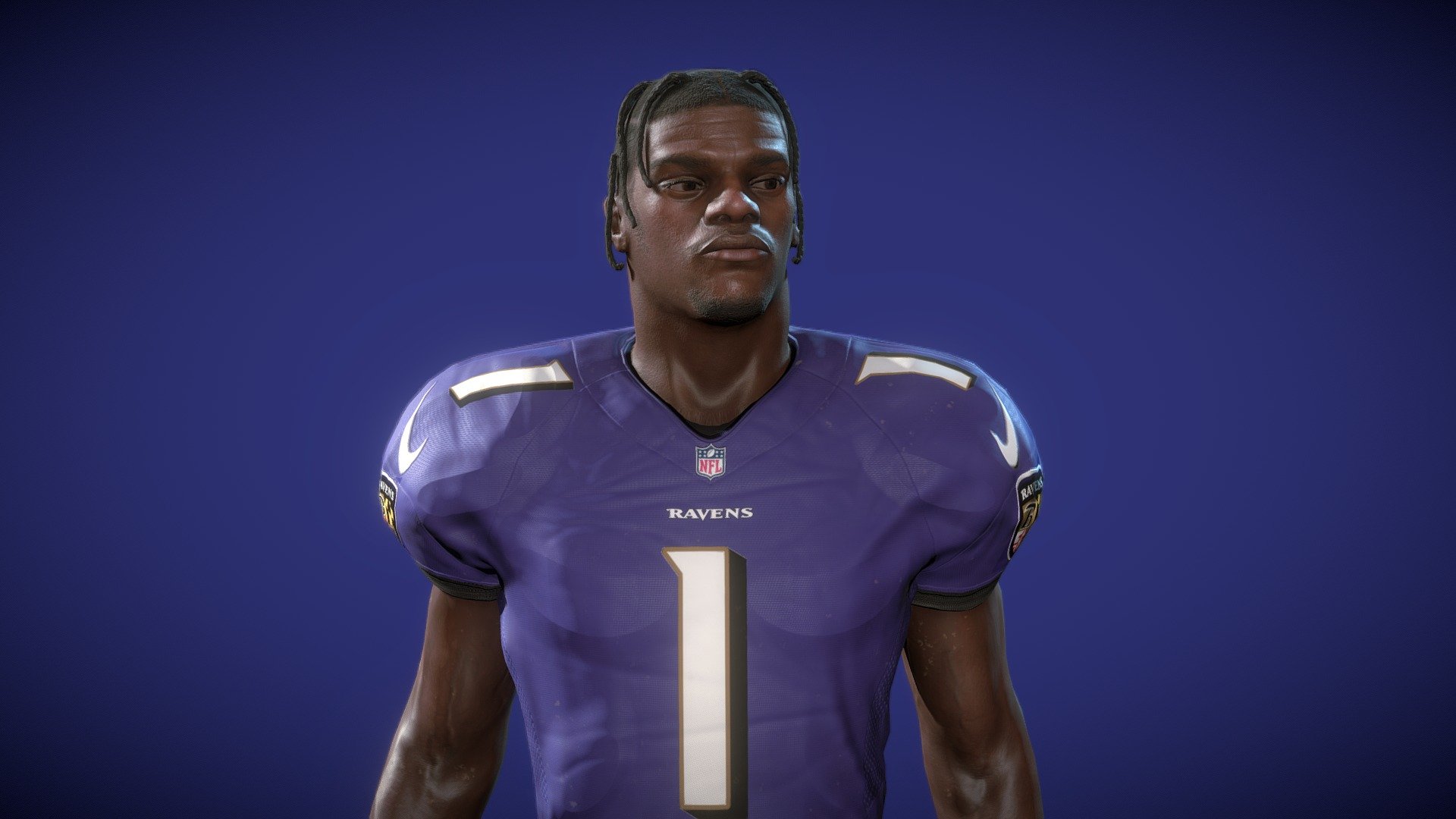 Baltimore Ravens N.F.L. quarterback-Lamar Jackson - ArtStation