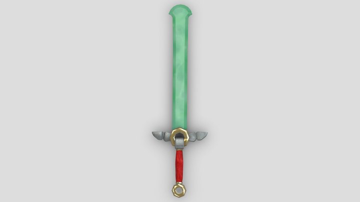 project_Stylized Sword 3D Model