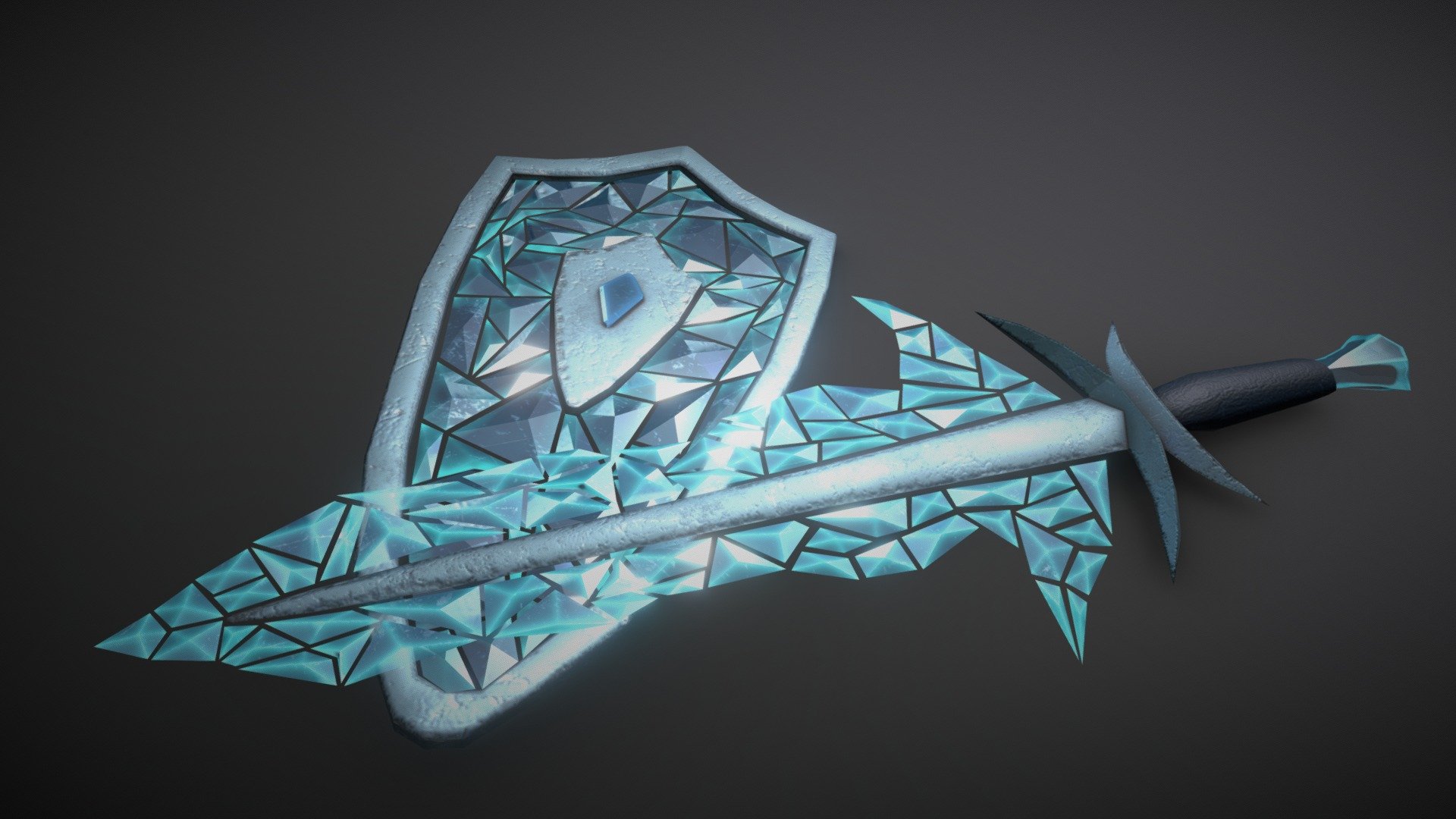 Crystal Sword and Shield