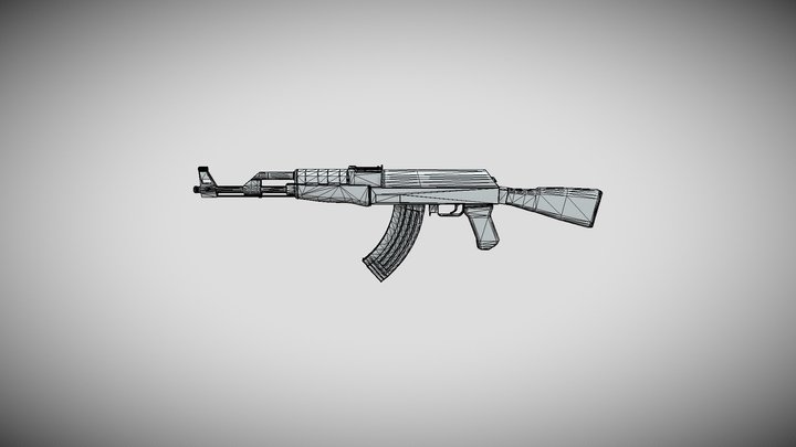 AK-47 3D Model