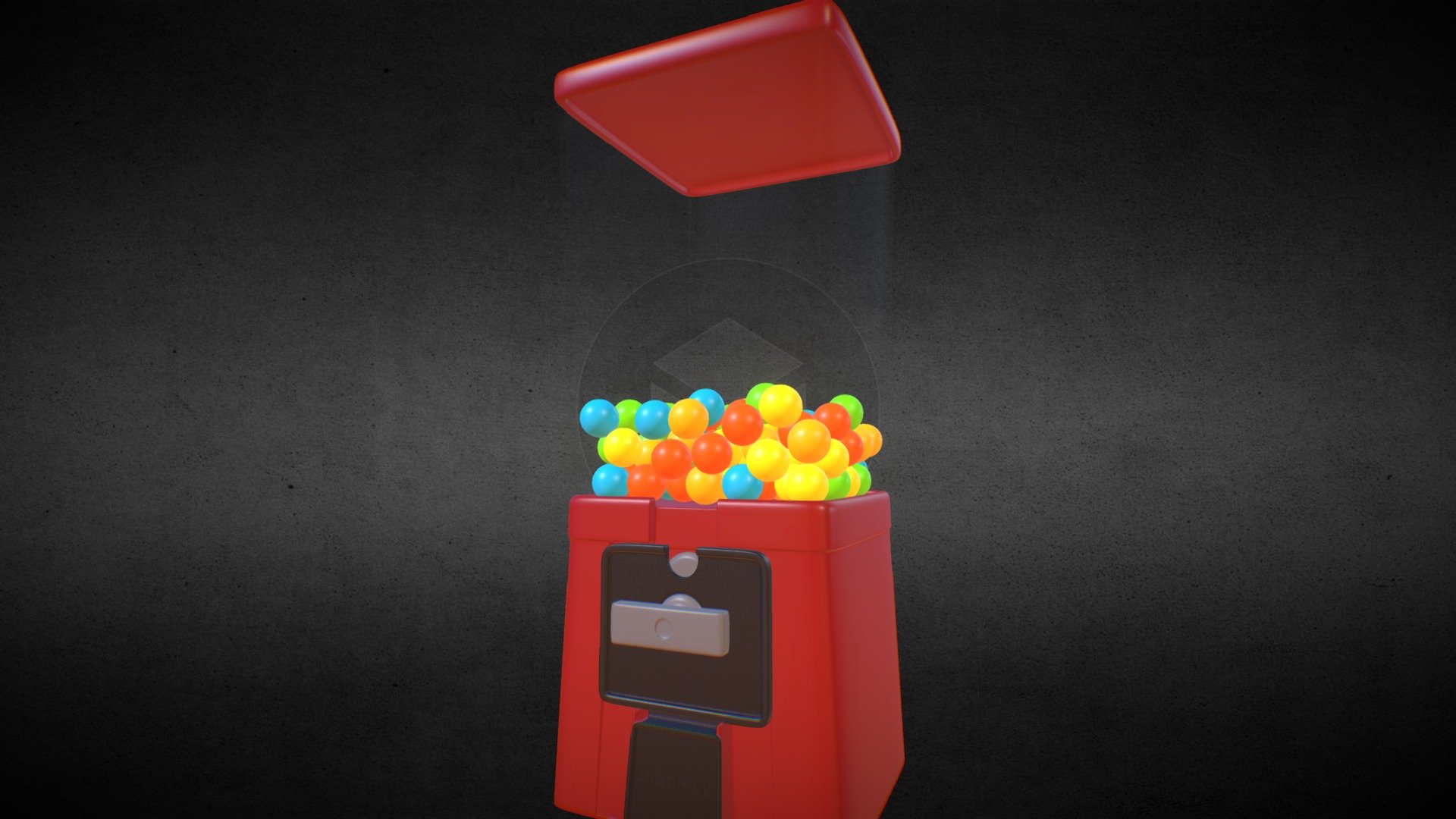 Bubblegum Machine Download Free 3D model by Josdaile [16bc8c9