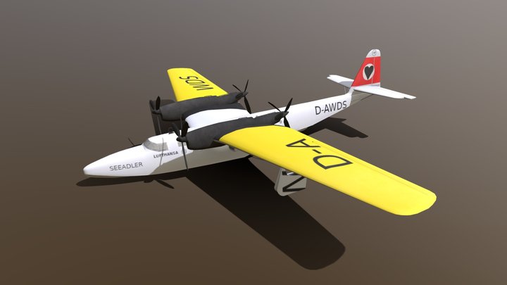 Dornier Do 26 – Modello 3D gratuito STL