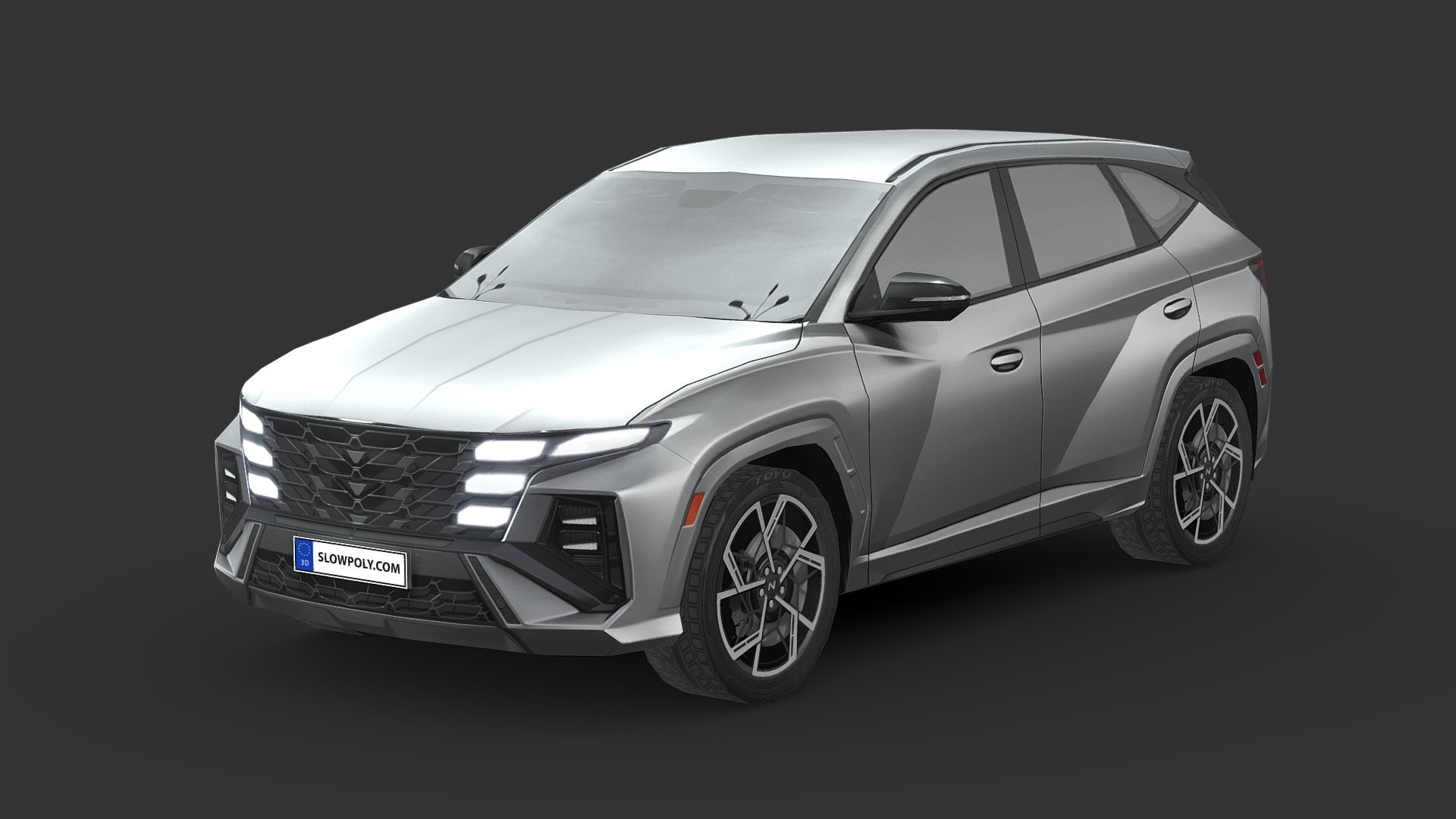 Hyundai Tucson N-Line 2024 - Buy Royalty Free 3D model by slowpoly ...