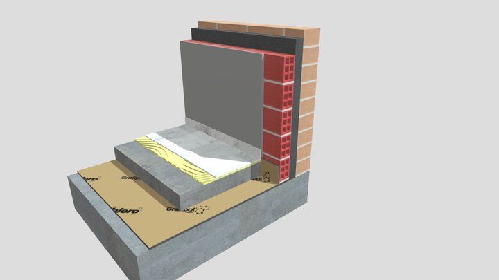 Suelo_LamAntimp-TabLH7[Grafipol®TermoimpactRoll] 3D Model