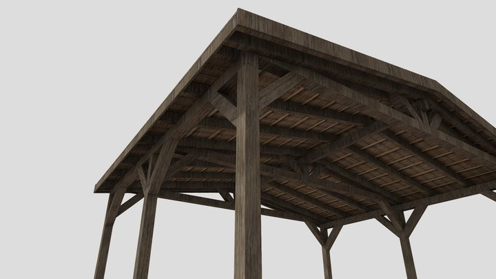 Garage Roof Carport – Free 3D Model STL