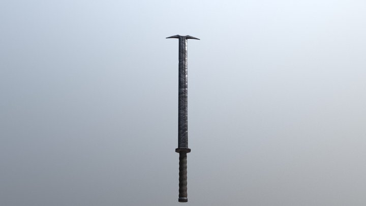 Uruk-Hai Berserker Sword 3D Model